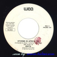 Enya, Storms in Africa, Massino Priviero<BR>San Valentino, WEA, PROMO 357