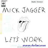 Mick Jagger, Lets Work, Catch as Catch Can, Sony, XDSP 93093