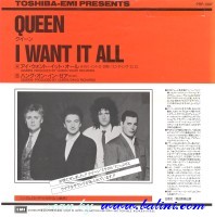 Queen, I Want it All, Hang on in There, Toshiba, PRP-1397