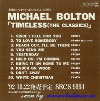 Michael Bolton, Timeless - The Classics, Sony, XDCS 93095