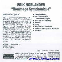 Erik Norlander, Hommage Symphonique, Marquee, MICP-10624/R