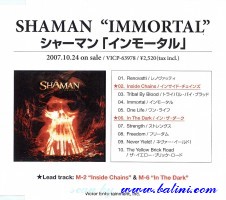 Shaman, Immortal, Victor, VICP-63978/R