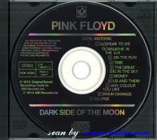 Pink Floyd, The Dark Side of the Moon, EMI, CDP 7 46001 2