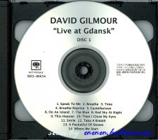 David Gilmour, Live in Gdansk, Sony, SDCI 80654.6