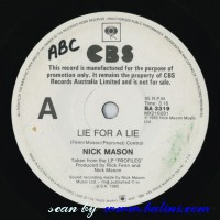 Nick Mason, Lie for a Lie, And the Address, CBS, BA 3319