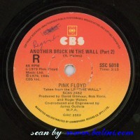 Pink Floyd, Another Brick in the Wall 2, Young Lust, CBS, SSC 5018