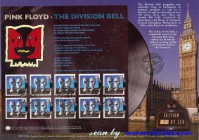 Pink Floyd, The Division Bell, 10-Stamps A4, , PF Stamp 10-A4