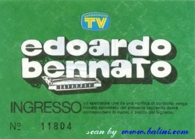 Edoardo Bennato, Milano, , 09-09-1985