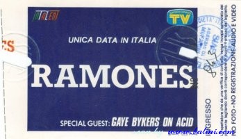 Ramones, Milano, , 11-10-1987