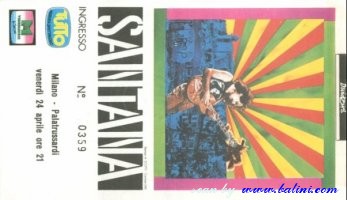 Santana, Milano, , 24-04-1987