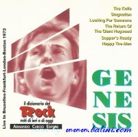 Genesis, Live in Bruxelles London, Boston 1972, Curcio, DIR-67